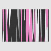 Roze zwart en wit Abstract Tissuepapier (Voorkant)