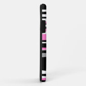 Roze zwart en wit Case-Mate iPhone case (Achterkant/rechts)