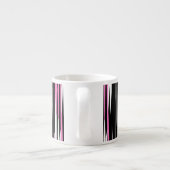 Roze zwart en wit espresso kop (Achterkant)