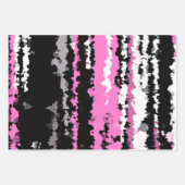 roze zwart en wit inpakpapier vel (Voorkant 3)