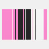 roze zwart en wit inpakpapier vel (Voorkant 2)