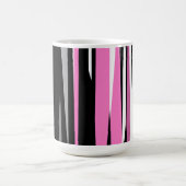Roze zwart en wit magische mok (Midden)