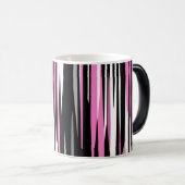 Roze zwart en wit magische mok (Voorkant rechts)