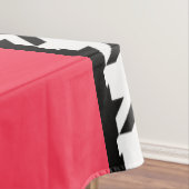 Roze, zwart en witte , ingecheckt tafelkleed (Voorbeeld)