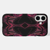 Roze & Zwart Fractal telefoonhoesje Case-Mate iPhone Case (Achterkant (horizontaal))