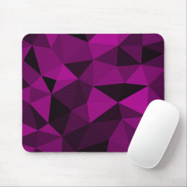 Roze zwart geometrisch mesh patroon muismat