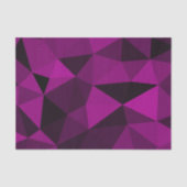 Roze zwart geometrisch mesh patroon tissuepapier (Voorkant)