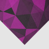 Roze zwart geometrisch mesh patroon tissuepapier (Detail)