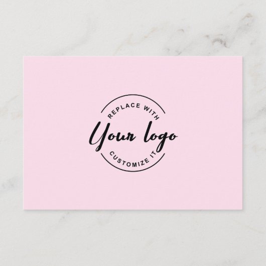 Roze Zwart Gereserveerde zitplaats Eigen logo Geen Informatiekaartje (Achterkant)