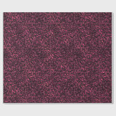 Roze Zwart Glam Luipaard Print Cadeaupapier (Vlak)