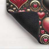 ROZE ZWART GOUD VALENTIJN LIEFDE HARTEN MUISMAT (Hoek)