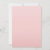 Roze Zwart Goud Waltzing Dancing Princess Kaart (Achterkant)