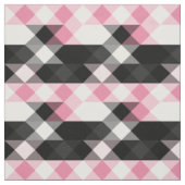 roze zwart grijs wit geometrisch stof (Swatch)