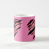 Roze & Zwart Hart Design Classic Mok (Center)