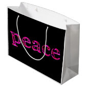 roze zwart large cadeautasje (Achterkant Gekanteld)