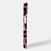 Roze Zwart Leopard Dier Case-Mate iPhone Case (Achterkant / Rechts)