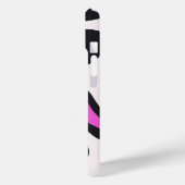 Roze Zwart Leopard Dierenprint Case-Mate iPhone Case (Achterkant / Links)