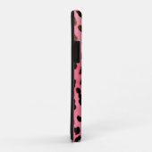 Roze Zwart Luipaard Print Abstract Case-Mate iPhone Case (Achterkant/rechts)