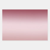 Roze zwart ombre Gold-lade Inpakpapier Vel (Voorkant 3)