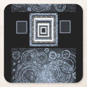 roze zwart onderzetter (Voorkant)