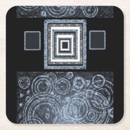 roze zwart onderzetter