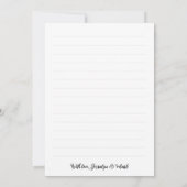 Roze Zwart Pijl Foto Collage Liefde Bedankt Bruilo (Achterkant)