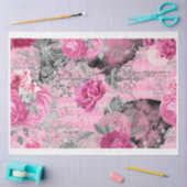 Roze & Zwart Shabby Glam Couture 5 Decoupage Papie Tissuepapier (Craft)