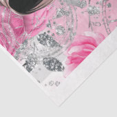 Roze & Zwart Shabby Glam Couture 7 Decoupage Papie Tissuepapier (Detail)