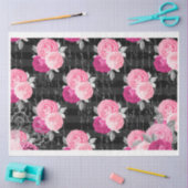 Roze & Zwart Shabby Glam Rozen 2 Decoupage Papier (Craft)