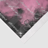 Roze & Zwart Shabby Glam Tafel Decoupage Papier (Detail)