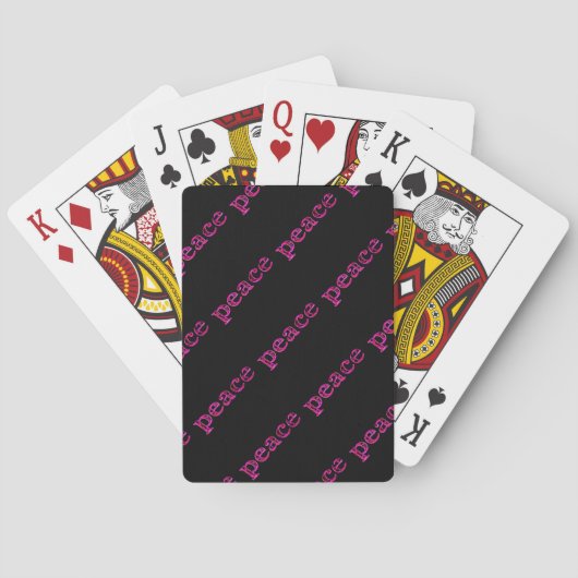roze zwart speelkaarten (Achterkant)