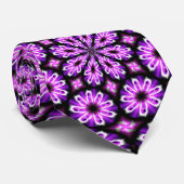 Roze zwart stropdas (Opgerold)