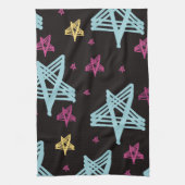 Roze zwart theedoek (Verticaal)