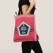 Roze Zwart Vrijdag Sale Tote Bag (Dichtbij)