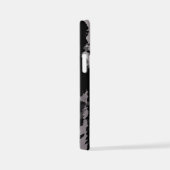 roze zwart-wit abstract iPhone hoesje (Rechterkant)