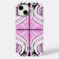 Roze zwart wit Abstract patroon