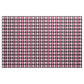 Roze Zwart Wit Argyle Diamond Design Stof (Yard (91,4 cm))