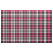 Roze Zwart Wit Gekruist Geruit Stof (Fat Quarter)