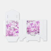 Roze zwart-wit, gemengd vul bedankdoosjes (Uitgevouwen)