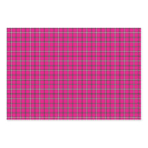 Roze Zwart Wit Geruit Klassiek Helder Kleurig