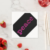 roze zwart wit servet (Insitu)