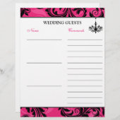 Roze zwart-witluhandelaarstboek (Voorkant / Achterkant)