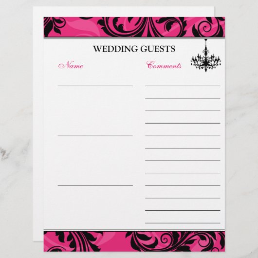 Roze zwart-witluhandelaarstboek (Voorkant / Achterkant)