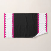 Roze, Zwart & Zebra print Handdoek Set (Handdoek)