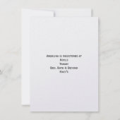 Roze Zwarte Abstracte Wervelingen Vrijgezellenfees Kaart (Achterkant)