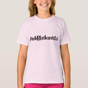 roze zwarte anista t-shirt