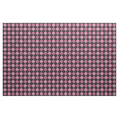 Roze-zwarte Argyle Stof (Fat Quarter)