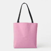 Roze Zwarte Argyle Totale Tas  (Achterkant)