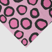 Roze zwarte Cheetah Dierlijk papier (Detail)