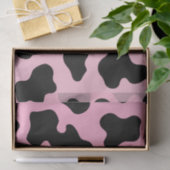 Roze & Zwarte Cowgirl Laatste Rodeo Bachelorette Tissuepapier (Geschenk)